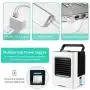 Personal Air Cooler, USB Air Conditioner Fan with 3-Speed, Mini Air Conditioner Desk Fan with Handle for Small Room/Office/Dorm/Bedroom Personal Air Cooler, USB Air Conditioner Fan with 3-Speed, Mini Air Conditioner Desk Fan with Handle for Small Room/Office/Dorm/Bedroom