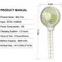HomeLifairy Stroller Fan 2600mAh Battery Fan Clip On Fan Rechargeable Handheld Personal Portable Fan Car Seat Fan for Baby Small Desk USB Mini Fan for Stroller Accessories Crib Car Rides (White) HomeLifairy Stroller Fan 2600mAh Battery Fan Clip On Fan Rechargeable Handheld Personal Portable Fan Car Seat Fan for Baby Small Desk USB Mini Fan for Stroller Accessories Crib Car Rides (White)