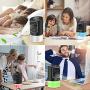MZTDYTL Portable Air Conditioner, Mini Personal Air Cooler Quiet Desk Fan with 3 Speeds 7 Colors, Portable AC Unit Humidifier Misting Fan with Handle for Home Office Room Dorm