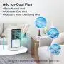 Ankipo Portable Air Conditioner, Mini Personal Air Cooler, Oscillating Small Evaporative Air Cooler Desk Fan Space Cooler and Mist Humidifier with Timer, 3 Speeds for Home Office Bedroom Dorm Ankipo Portable Air Conditioner, Mini Personal Air Cooler, Oscillating Small Evaporative Air Cooler Desk Fan Space Cooler and Mist Humidifier with Timer, 3 Speeds for Home Office Bedroom Dorm