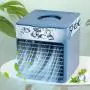 Tongtai Mini Air Conditioner,Portable Small Air Conditioners Fan Portable AC with 3 Wind Speeds&7 Colourful Light&Humidify,Personal Desktop Air Cooler for Office Home Room
