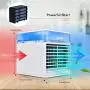 Portable Air Conditioner Fan, AUSHEN Personal Air Cooler Mini Air Conditioner with 3 Speeds, 7 Color LED Light, Desktop Table Cooling Fan Evaporative Air Cooler for Home Bedroom Office Portable Air Conditioner Fan, AUSHEN Personal Air Cooler Mini Air Conditioner with 3 Speeds, 7 Color LED Light, Desktop Table Cooling Fan Evaporative Air Cooler for Home Bedroom Office