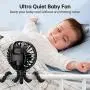 Mini Portable Fan, 2021 GUSGU Stroller Fan with Flexible Tripod, 3 Speed Cooling Desk Fan with Rechargeable Battery Operated,Small Fan for Bedroom, Outdoor, Camping, ect. Mini Portable Fan, 2021 GUSGU Stroller Fan with Flexible Tripod, 3 Speed Cooling Desk Fan with Rechargeable Battery Operated,Small Fan for Bedroom, Outdoor, Camping, ect.