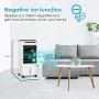 Portable Evaporative Air Cooler, 65W Air Conditioner with 3 Modes, 3 Fan Speeds, LED Display, Remote Control, 7H Timer, 5L Water Tank and Ice Pack