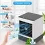 Portable Air Conditioner, Personal Air Cooler Fan, Power Mini Air Conditioner for Small Room Home Office Bedroom, Evaporative Compac Air Cooler Fan, 3 Speeds