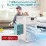 SENNILOX Portable AC Air Conditioner Fan, Personal Air Cooler, Mini Evaporative Humidifier Desk Fan with 120° Wide Angle Swing Head & Temperature Display for Home, Office, and Bedroom SENNILOX Portable AC Air Conditioner Fan, Personal Air Cooler, Mini Evaporative Humidifier Desk Fan with 120° Wide Angle Swing Head & Temperature Display for Home, Office, and Bedroom