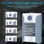 Portable Air Conditioner, Personal Air Cooler, Mini Air Conditioner with 2 Fan Speeds, 4 Colors LED Lights, Personal Air Conditioner for Small Room/Office/Dorm/Bedroom (Silver/plug-in version) Portable Air Conditioner, Personal Air Cooler, Mini Air Conditioner with 2 Fan Speeds, 4 Colors LED Lights, Personal Air Conditioner for Small Room/Office/Dorm/Bedroom (Silver/plug-in version)