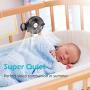 Clip on fan, Stroller Fan for Baby, Mini USB Portable Fan for Bed, Travelling with Rechargeable 2500mA Battery 360° Rotation