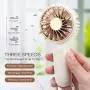 SUMAX Mini USB Handheld Pocket Fan Personal Portable Small Desk Table Electric Fan with 3 Speed Rechargeable Battery Operated, Adjustable Powerful Wind for Women Kids Office & Outdoor, White SUMAX Mini USB Handheld Pocket Fan Personal Portable Small Desk Table Electric Fan with 3 Speed Rechargeable Battery Operated, Adjustable Powerful Wind for Women Kids Office & Outdoor, White