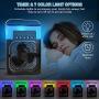 Portable Air Conditioner Fan, Personal Mini Air Conditioner Desk Cooling Fan with 900ml Water Tank, 1/2/3 H Timer, 3 Wind Speeds and 3 Spray Modes for Bedroom, Office, Small Room, Travel