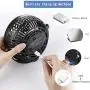 Portable Fan, LETIGO Mini Small Fan with 2 Flexible Standing Tripod, Personal Handheld Cooling Fan for Bedroom, Desk, Baby Stroller, Treadmill, Rechargeable Usb Battery Operated Fan