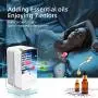 Portable Air Conditioner, AUZKIN Evaporative Air Cooler Desk Fan with 3 Speeds, Oscillating Mist Humidifier with 2 Mist Adjustment for Room, Office, Bedroom