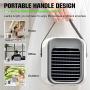 Portable Air Conditioner | HLTJAN Rechargeable Evaporative Air Cooler with Humidifier & Air Purifier & 7 Color Night Light l Persona Mini Air Conditioner Desk Fan for Home Office Bedroom