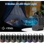 Portable Air Conditioner Fan, Mini Personal Air Cooler, Evaporative Ice Cooling Fan with 3 Speeds 7 Colors, Super Quiet Desktop Small Humidifier Misting Fan for Room, Bedroom, Office Portable Air Conditioner Fan, Mini Personal Air Cooler, Evaporative Ice Cooling Fan with 3 Speeds 7 Colors, Super Quiet Desktop Small Humidifier Misting Fan for Room, Bedroom, Office