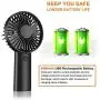 Mini Handheld Fan, Makeup Eyelash Fan with USB Rechargeable Battery, 3 Speed Personal Fan with 6-15 Hours Working Time for Outdoor Activities, Summer Gifts for Men Women Mini Handheld Fan, Makeup Eyelash Fan with USB Rechargeable Battery, 3 Speed Personal Fan with 6-15 Hours Working Time for Outdoor Activities, Summer Gifts for Men Women