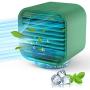 YONHAN Portable Air Conditioner Air Cooler Rechargeable 2000mAh Evaporative Cooling fan with 3 Speeds, Mini AC Personal 100% Leakproof Design for Home Office, Car, Camping Tent, etc.
