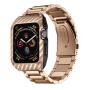 HATALKIN Compatible with Apple Watch Band 44mm Series 6 5 4 SE with Rugged Metal Bumper Case,Men Bands for Apple Watch SE/iWatch Series 6 5 4 44mm Stainless Steel Protective Cases Drop-Proof (shampin
