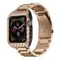 HATALKIN Compatible with Apple Watch Band 44mm Series 6 5 4 SE with Rugged Metal Bumper Case,Men Bands for Apple Watch SE/iWatch Series 6 5 4 44mm Stainless Steel Protective Cases Drop-Proof (shampin
