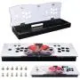 TAPDRA DIY Acrylic Panel and Metal Arcade Case kit for 2 Player 2P Joysticks Replacement Arcade Game Machine Cabinet Controller Arcade Stick Empty Box TAPDRA DIY Acrylic Panel and Metal Arcade Case kit for 2 Player 2P Joysticks Replacement Arcade Game Machine Cabinet Controller Arcade Stick Empty Box