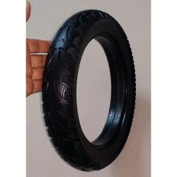 12 inches/ 30cm Solid rubber tire