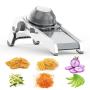 Premium Quality V-Pro Multi Blade Adjustable Mandoline Cheese/Vegetable Slicer, Cutter, Shredder with Precise Maximum Adjustability