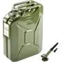Metal Gas Can Green with Fuel Can and Spout System, US Standard Cold-Rolled Plate Petrol Diesel Can - Gasoline Bucket