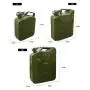 Metal Gas Can Green with Fuel Can and Spout System, US Standard Cold-Rolled Plate Petrol Diesel Can - Gasoline Bucket