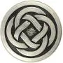 Bezelry 12 Pieces Tiny Celtic Knot Metal Shank Buttons. 20mm (3/4 inch) (Antique Silver) Bezelry 12 Pieces Tiny Celtic Knot Metal Shank Buttons. 20mm (3/4 inch) (Antique Silver)