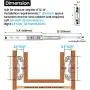 YENUO, Heavy Duty Drawer Slide, Full Extension, with locker ,12-40 inches, 150 lbs(1 Pairs) YENUO, Heavy Duty Drawer Slide, Full Extension, with locker ,12-40 inches, 150 lbs(1 Pairs)