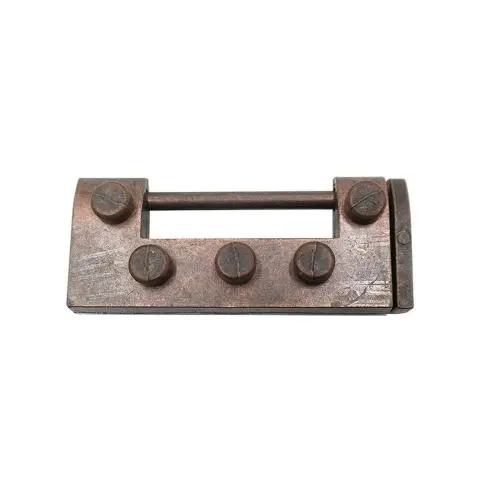 antique lock Hanayama Cast Metal Brain Teaser Puzzle antique lock Hanayama Cast Metal Brain Teaser Puzzle