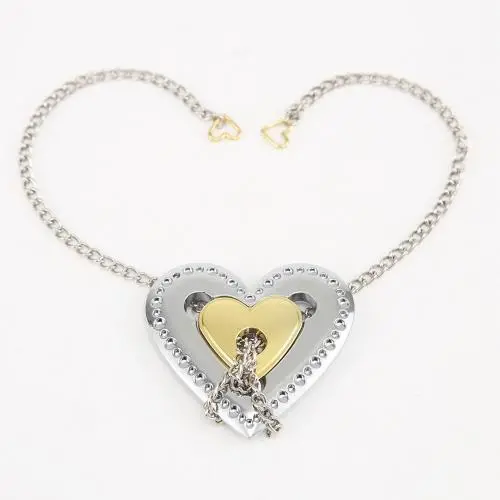 Stacked Heart Chain Hanayama Cast Metal Brain Teaser Puzzle Stacked Heart Chain Hanayama Cast Metal Brain Teaser Puzzle
