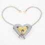 Stacked Heart Chain Hanayama Cast Metal Brain Teaser Puzzle