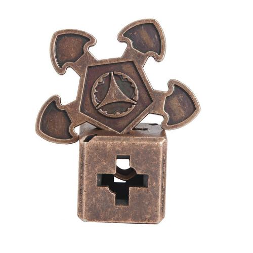 Gear Hanayama Cast Metal Brain Teaser Puzzle