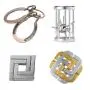 4pcs Combo A Hanayama Cast Metal Brain Teaser Puzzle 4pcs Combo A Hanayama Cast Metal Brain Teaser Puzzle