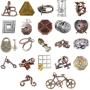 22pcs Combo A Hanayama Cast Metal Brain Teaser Puzzle 22pcs Combo A Hanayama Cast Metal Brain Teaser Puzzle