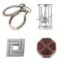 4pcs Combo B Hanayama Cast Metal Brain Teaser Puzzle 4pcs Combo B Hanayama Cast Metal Brain Teaser Puzzle
